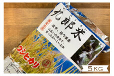 コシヒカリ 5kg 九郎米 特選 野菜ソムリエ プロselect 萩のお米 萩市 佐々並産 米 お米 白米　｜HG001021