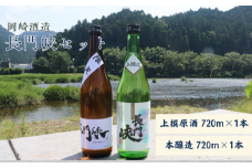 長門峡　上撰原酒・本醸造セット　720mlｘ2本　｜HGH00045