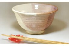 萩焼　ごはん茶碗 （掛分け）　｜HG000329