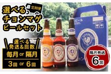 萩の地ビールを堪能！／チョンマゲビール定期便　12本セット隔月発送・6回コース ｜HG0T0437-C