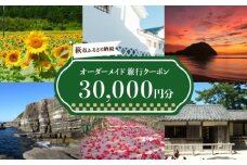 旅行券 山口 萩オーダーメイド 30,000円分 クーポン 旅行 チケット 観光 宿泊 宿泊券 ホテル 旅館　｜HG000460