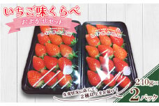 いちご味くらべ　おまかせセット(各パック240g×2(2種類以上))【1588404】