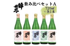 ＜防府の地酒＞錦世界　飲み比べセットA　720ml×各1本　計5本【1634682】