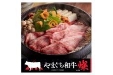 ＜やまぐち和牛燦(きらめき)＞肩ローススライス 500g(防府市)【1645471】