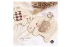 No.135 ゾウさんのパリパリおもちゃ（ナチュラルカラー） 1点 ／ ベビー 赤ちゃん 用品 グッズ 音 山口県