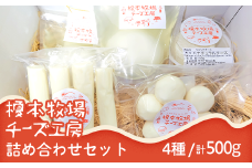 榎本牧場チーズ工房　詰め合わせセット（4種：計500g）【榎本牧場】