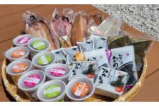 絹もづくと海藻スープ＆干物の詰め合わせセット　天然　青さのり　あかもく　ふりかけ　ひじき　インスタント　低カロリー　ヘルシー