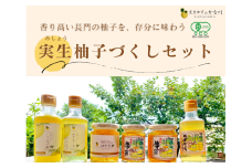 ゆずづくしセット 実生ゆず 柚子茶 柚子酢 ゆずネード 俵山 長門市