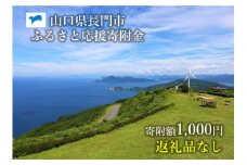返礼品なし 山口県長門市ふるさと応援寄付金 1,000円分