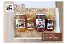 風の家 手作り ジャム4本セット 苺ジャム 夏みかんジャム ギフト 贈り物 160g×2本 400g×2本 