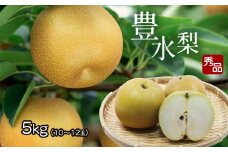 濃厚な味わい 豊水梨 秀品 10～12玉( 5kg )｜なし 梨 果物 くだもの フルーツ ふるーつ 豊水 山口県 美祢市