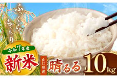 令和7年度産 新米 晴るる 白米 10kg 先行予約 ＜ 2025年11月～より順次発送予定 ＞｜ 米 精米 新米 白米 米 雑穀 お米 コメ 単一米 晴るる はるる  山口 美祢 秋吉台 10kg