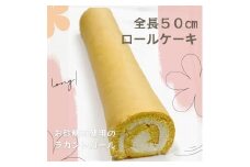 お砂糖不使用！なが～いラカントロールケーキ　1本（約50cm）