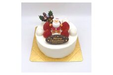 【先行予約】クリスマスケーキ・バニラ【卵不使用】 5号（15cm）