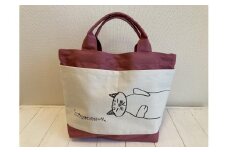 「ここで少し休むのもいいな。」ミニトート【スモークピンク】