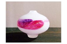 【ギフト用】花器「飛花」＜ガラス作家 松尾具美＞ F6L-081