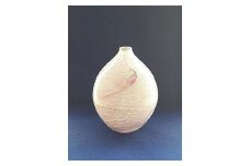 ＜ガラス作家 池本美和＞花入れ「澪の流」A 吹きガラス 硝子 ガラス 花器 花瓶 池本美和 贈り物 ギフト F6L-474