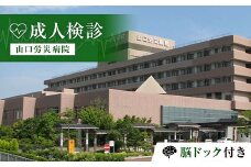 ＜山口労災病院＞成人検診 脳ドック付き 成人 検診 脳ドック 健康診断 山口労災病院 F6L-663