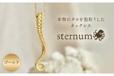 本物のタコを型取りしたネックレス sternum ゴールド gold アクセサリー ファッション F6L-1112