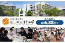 山陽小野田市立山口東京理科大学支援 寄附5,000円分（返礼品なし） 大学 応援 返礼品なし F6L-1128