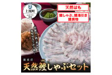 C-1　天然鱧しゃぶセット【銀波荘】