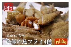 「田布施漁師」の魚フライ４種セット 【新鮮田布施】 B-2