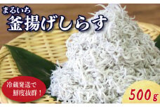 しらす 釜揚げ 500g 250g ×2袋 2025年 5月から12月末まで発送 小分け しらす干し 釜茹で シラス 米 こめ のお供 厳選 薄味 海鮮 鮮度 丼 おつまみ 酒の肴 海産物 小松島 徳島