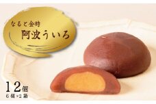 なると金時 ういろう 12個 外郎 なると 鳴門金時 さつまいも 芋 お菓子 和菓子 スイーツ おやつ あんこ 甘い 甘さ お土産 ギフト 銘菓 伝統 人気 おすすめ 贈答 個包装 年 日 ふるさと 徳島 なると 金時 阿波 ういろ 6個×2箱