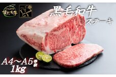 すだち牛 黒毛和牛 （ ステーキ用 ） 1kg 国産 ステーキ 牛肉 冷凍 お肉 肉 ブランド 和牛 カット 小分け 人気