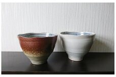 大谷焼 幻の渦潮麺鉢 2個   伝統工芸 陶器 食器 おしゃれ 麵鉢 ラーメン 大谷焼 ギフト 母の日 父の日 敬老の日 クリスマス