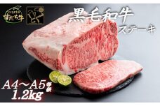 すだち牛 黒毛和牛 （ ステーキ用 ） 1.2kg 国産 ステーキ 牛肉 冷凍 お肉 肉 ブランド 和牛 カット 小分け 人気