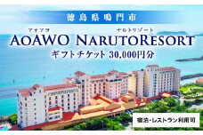 ギフトチケット 3万円分 （ アオアヲ ナルトリゾート ） オーシャンビュー 人気 予約 徳島 鳴門 旅行 宿泊 ホテル おすすめ 温泉 露天風呂 観光 家族 カップル