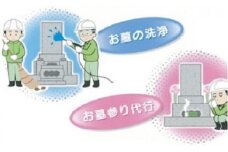 お墓のメンテナンス （お墓参り、掃除代行）【MB-02】