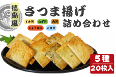 さつま揚げ 練り物 20枚 4枚 × 5種 セット 天ぷら てんぷら さつまあげ 薩摩揚げ 角天 ごま天 ねぎ天 いか天 しょうが天 ごま ゴマ ねぎ ネギ いか イカ 生姜 しょうが ショウガ 魚 魚介 海鮮 魚介類 シーフード おかず おやつ 惣菜 酒 ビール 日本酒 おつまみ ギフト 贈答 プレゼント お歳暮 小分け 個包装 冷蔵 徳島県