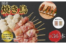 焼き鳥 セット もも 20本 つくね 16本 計36本 鶏肉 やきとり チキン もも肉 つくね おかず 塩焼き スパイス 照り焼き おつまみ ビール BBQ パーティー イベント 小分け 包装 冷凍 徳島 小松島 とり信