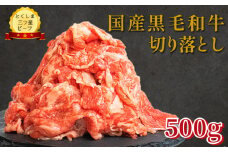 切り落とし 500g 国産 黒毛和牛 とくしま三ツ星ビーフ 徳島県産 ブランド 和牛 牛肉 ふるさと納税 焼肉 炒め物 煮込み 焼き すき焼き 煮物 カレー 料理 使いやすい 時短  お祝い ギフト 贈り物 プレゼント 【北海道・東北・沖縄・離島への配送不可】