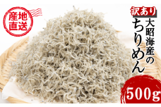 訳あり ちりめん 500g 国産 しらす ちりめんじゃこ 鰯 いわし 魚 海鮮 魚介類 魚貝 干物 乾物 産地直送 しらすご飯 ごはん おにぎり 米 こめ 不揃い 規格外 家庭用 お取り寄せ グルメ おつまみ 弁当 おかず おやつ 酒の肴 惣菜 パスタ ピザ ちりめん山椒 冷蔵 送料無料 和田島産 徳島県 小松島市 【北海道・東北・沖縄・離島配送不可】