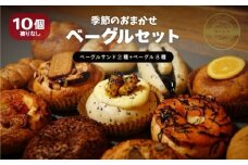 【2025年11月発送分】ベーグル おまかせ 10種セット パン 冷凍 焼きたて もちもちベーグル 便利 詰め合わせ 朝食 おやつ ぱん 国産小麦 食べ比べ 自家製 個包装 人気 小松島市 