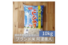 徳島県産コシヒカリ「阿波美人」令和5年産 10kg【1267548】