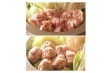 お鍋用肉だけセット　阿波尾鶏のもも肉と手羽元、阿波の匠豚のつみれのセット【1390810】