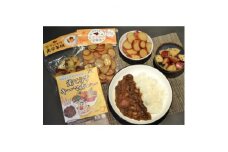 徳島県産　地元素材ゴロゴロキーマカレー&なると金時アソート　スタンダード【1419529】