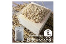 ＜玄米5kg＞紗奈～はまだ農園 　玄米(コシヒカリ)【1600210】