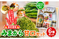 薬味 みまから 甘口セット 《30日以内に出荷予定(土日祝除く)》工房ロマン 徳島県 美馬市 みまから 特産品 美馬市産 青唐辛子 唐辛子 冷奴 ラーメン お鍋 薬味みまから ゆずみそ 田楽みそ 焼肉たれ甘口
