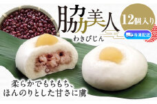 和菓子 饅頭 まんじゅう 脇美人 12個入り≪90日以内出荷予定≫  川田光栄堂 徳島県 美馬市 赤飯 小豆 栗 栗饅頭 栗まんじゅう くりまんじゅう 送料無料 st-p