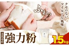 強力粉 1.5kg 美馬市産 自家製小麦のお店mimori《30日以内に発送予定(土日祝除く)》│ 徳島県 美馬市 お菓子 パン 小麦 調味料 送料無料 