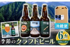 季節のクラフトビール6本セット 330ml×6本 パドルブリュー《30日以内に出荷予定(土日祝除く)》 徳島県 美馬市 ビール クラフトビール 酒 送料無料 st-p