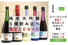 【限定10セット】純米大吟醸　創（そう）5種類　プレミアムセット