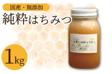 はちみつ 蜂蜜 国産 1kg 1瓶 ハチミツ 純粋はちみつ 生はちみつ 百花はちみつ 天然 ハニー 瓶 美容 健康 パンケーキ 菓子 産地直送 国産 徳島県 三好市 みよし 山里の純粋はちみつ
