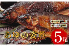 鮎 5尾 セット 姿煮 子持ち鮎 あゆ アユ 魚 魚介 川魚 調理済み 酒 おつまみ 個包装 お手軽 祖谷温泉 ホテル 旅館 徳島県 三好市