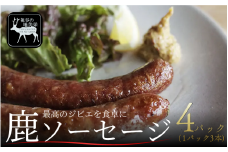 【徳島県三好市祖谷産】祖谷の地美栄 鹿肉 ソーセージ 3本 4パック 1本70g 希少 部位 ジビエ 地美栄 厳選 鹿 国産 ヘルシー 低カロリー 高たんぱく 低脂質 焼肉 BBQ バーベキュー ステーキ ハンバーグ 自家製 ソーセージ ロースト シカ シカ肉 唐揚げ カレー シチュー 使いやすい 小分け 冷凍 赤身 みよし 徳島 三好 祖谷